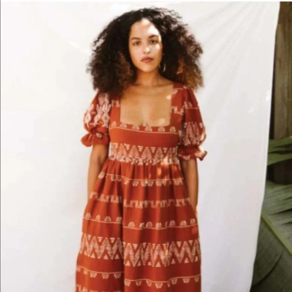 Blue Midi Dress - Picture 5 of 11